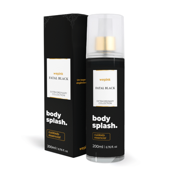 Body Splash Fatal Black Desodorante Colônia 200ml - Image 2