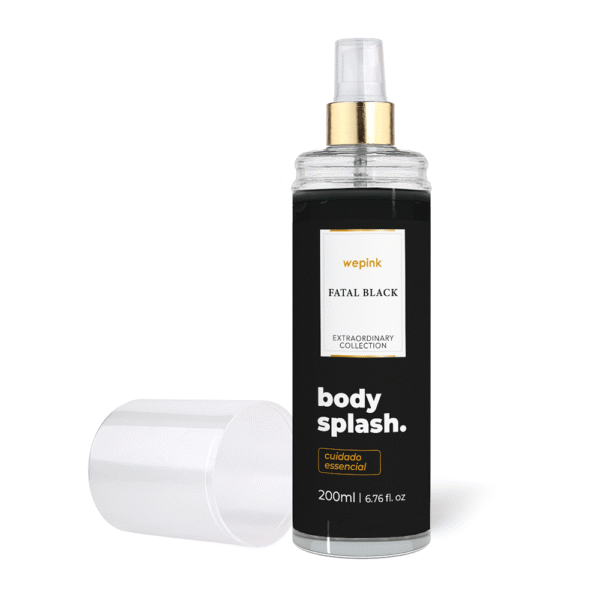 Body Splash Fatal Black Desodorante Colônia 200ml - Image 4