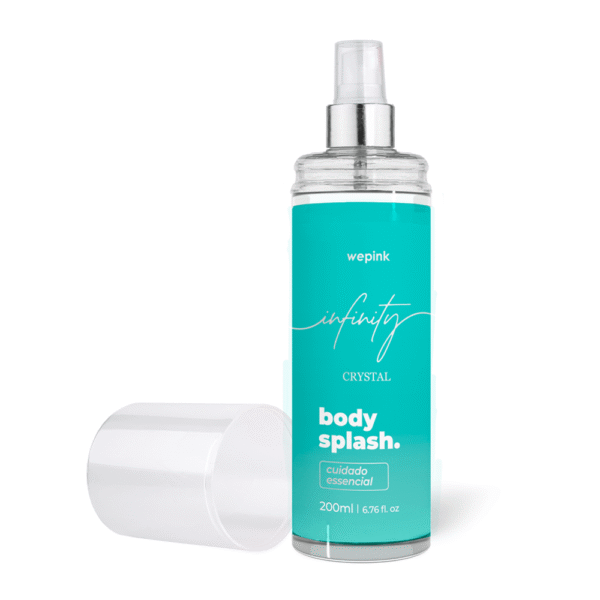 Body Splash Infinity Crystal Desodorante Colônia 200ml - Image 4