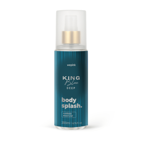 Body Splash King Blue Deep Desodorante Colônia 200ml - Image 4