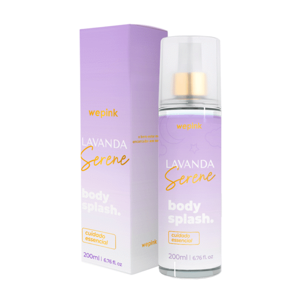 Body Splash Lavanda Serene Desodorante Colônia 200ml - Image 2