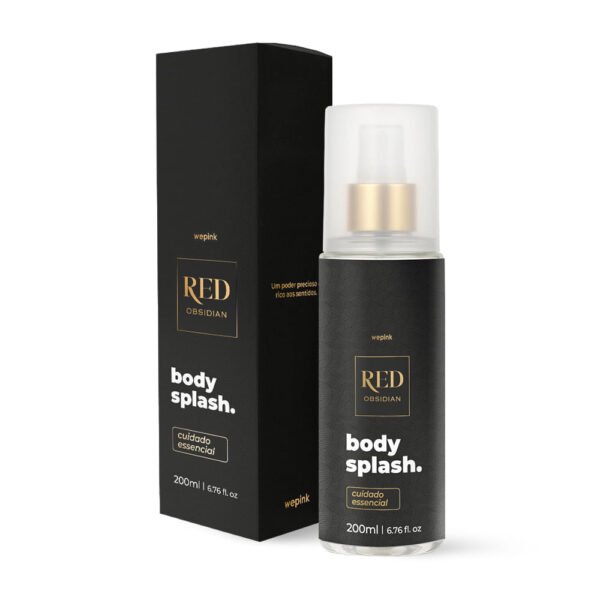 Body Splash Red Obsidian Desodorante Colônia 200ml - Image 2