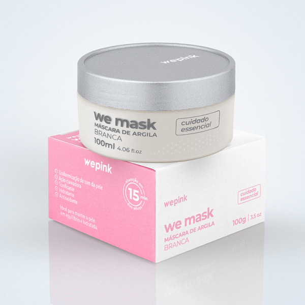 We Mask - Máscara de Argila Branca 100g - Image 3