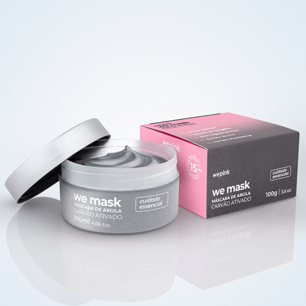 We Mask - Máscara de Argila Carvão Ativado 100g - Image 4