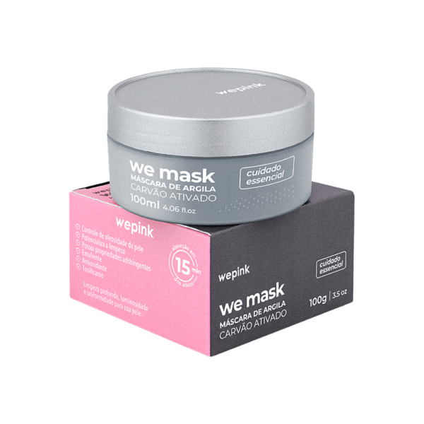 We Mask - Máscara de Argila Carvão Ativado 100g - Image 2