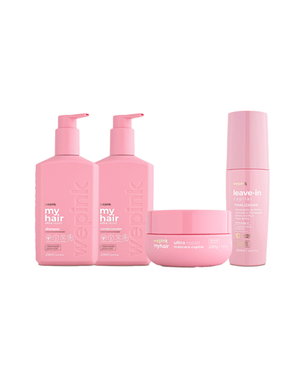 Kit Shampoo + Máscara + Condicionador + Leave-in
